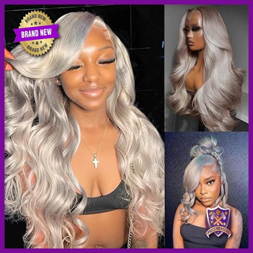 Human Hair Lace Front Wig 26 Inch Body Wave 180 Density Glueless